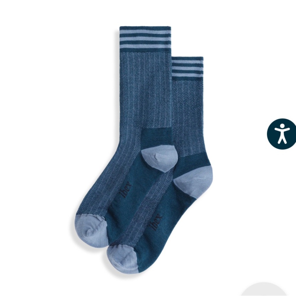 Ibex Nomad Herringbone Size Small Merino Socks Set of 3